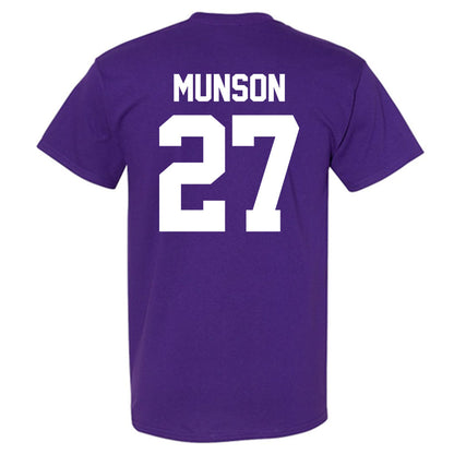 Furman - NCAA Men's Soccer : Luke Munson - Classic Shersey T-Shirt-1