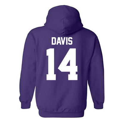 Furman - NCAA Football : Isaiah Davis - Classic Shersey Hooded Sweatshirt-1