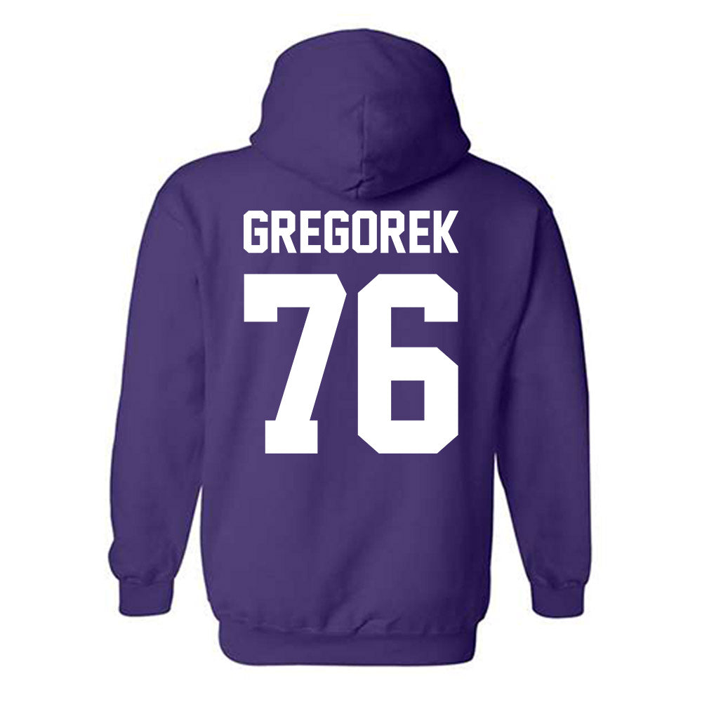 Furman - NCAA Football : Chase Gregorek - Classic Shersey Hooded Sweatshirt-1