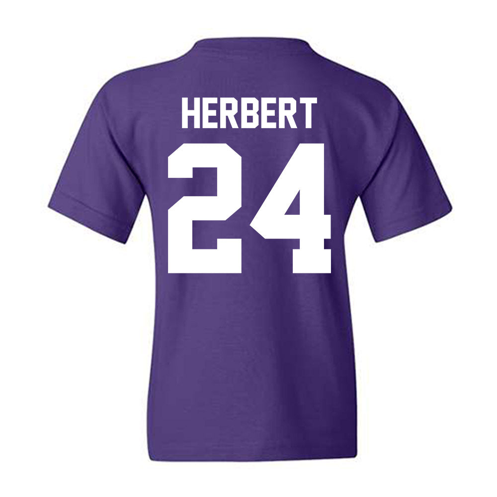 Furman - NCAA Football : Raleigh Herbert - Classic Shersey Youth T-Shirt-1