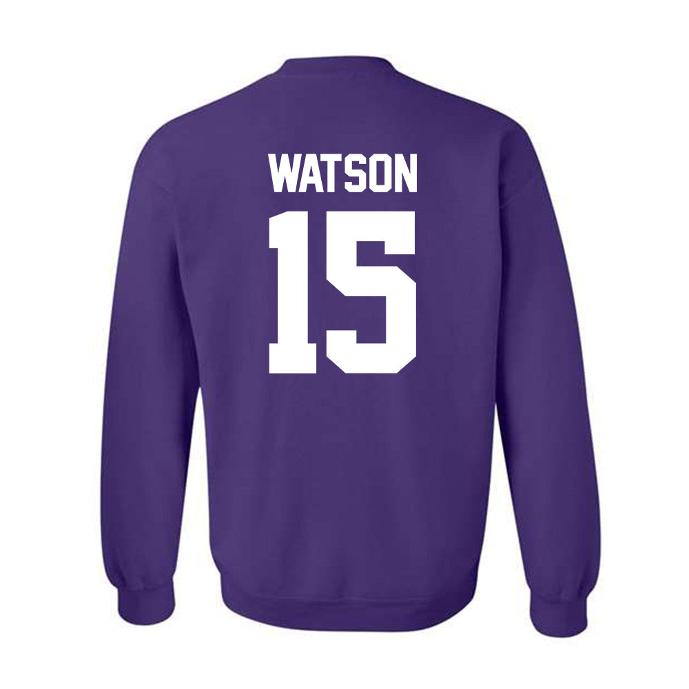 Furman - NCAA Women's Volleyball : Amber Watson - Classic Shersey Crewneck Sweatshirt-1