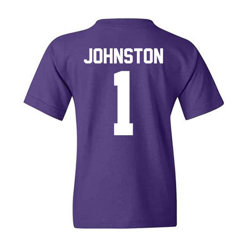 Furman - NCAA Men's Basketball : Charles Johnston - Classic Shersey Youth T-Shirt-1