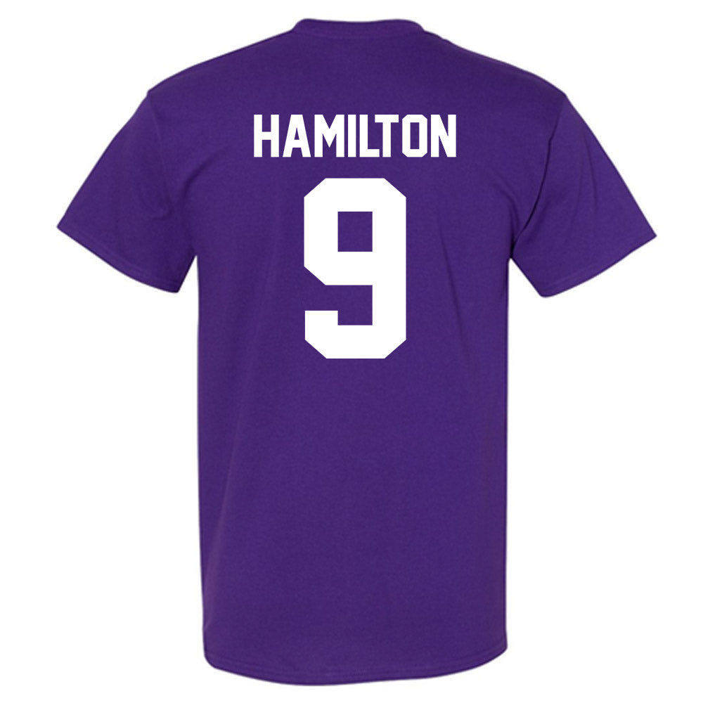 Furman - NCAA Football : Keith Hamilton - Classic Shersey T-Shirt-1