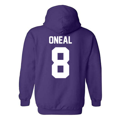 Furman - NCAA Men's Basketball : Collin ONeal - Classic Shersey Hooded Sweatshirt-1