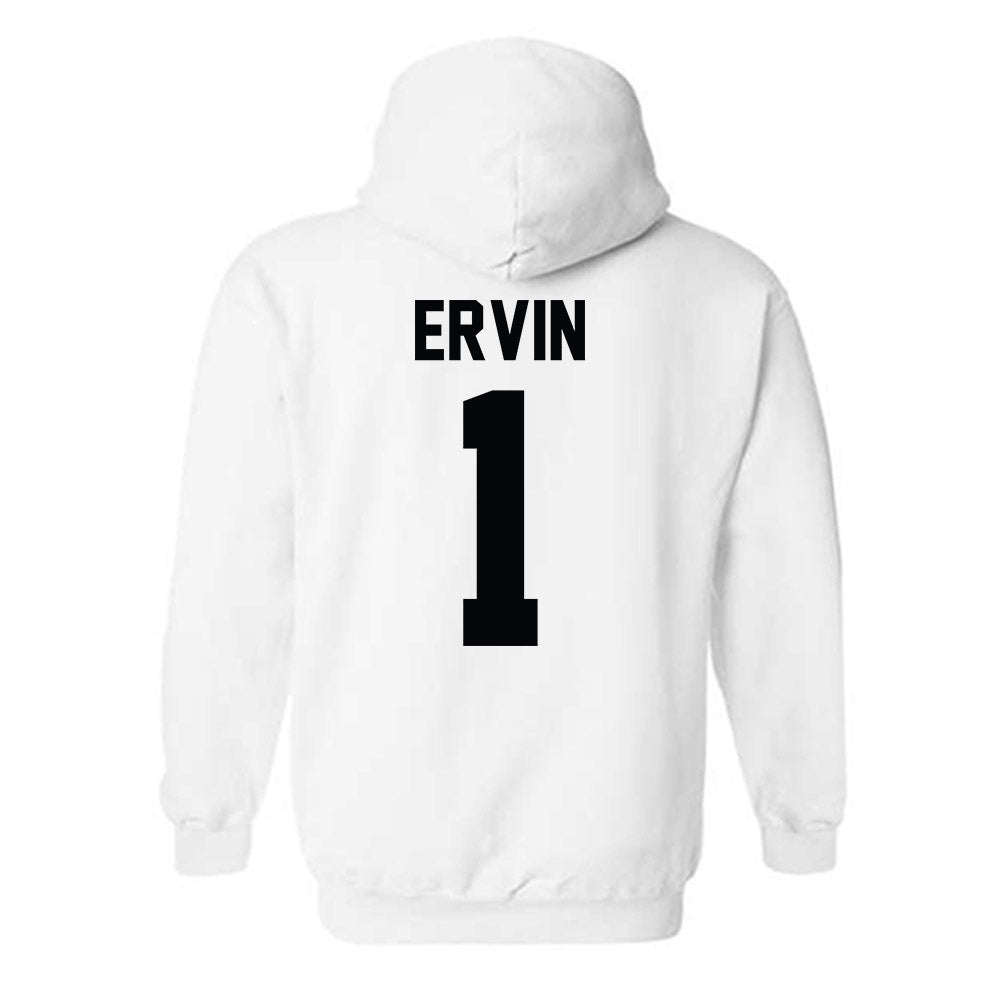 Furman - NCAA Women's Basketball : Alyssa Ervin - Classic Shersey Hooded Sweatshirt-1