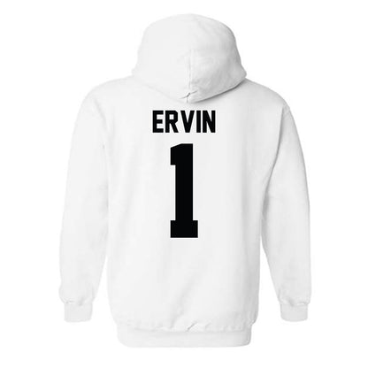 Furman - NCAA Women's Basketball : Alyssa Ervin - Classic Shersey Hooded Sweatshirt-1