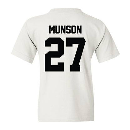 Furman - NCAA Men's Soccer : Luke Munson - Classic Shersey Youth T-Shirt-1