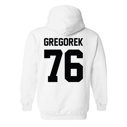 Furman - NCAA Football : Chase Gregorek - Classic Shersey Hooded Sweatshirt-1