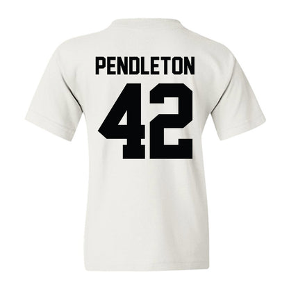 Furman - NCAA Football : Jakeman Pendleton - Classic Shersey Youth T-Shirt-1