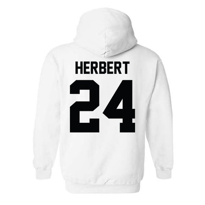 Furman - NCAA Football : Raleigh Herbert - Classic Shersey Hooded Sweatshirt-1