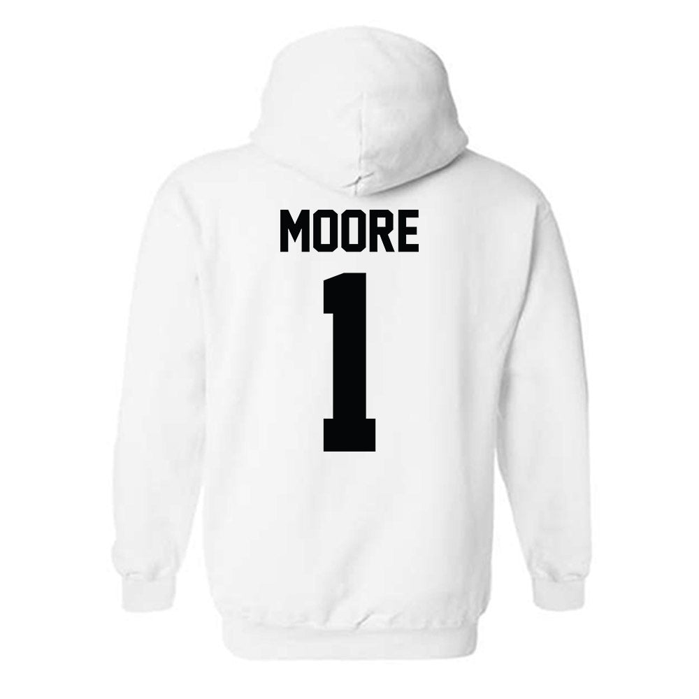 Furman - NCAA Women's Volleyball : Kacie Moore - Classic Shersey Hooded Sweatshirt-1