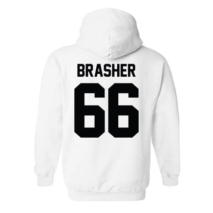 Furman - NCAA Football : Eli Brasher - Classic Shersey Hooded Sweatshirt-1