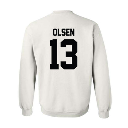 Furman - NCAA Football : Ian Olsen - Classic Shersey Crewneck Sweatshirt-1