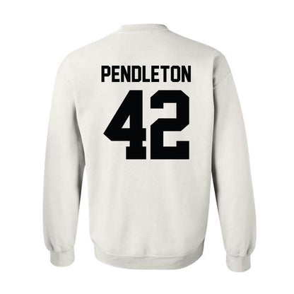 Furman - NCAA Football : Jakeman Pendleton - Classic Shersey Crewneck Sweatshirt-1