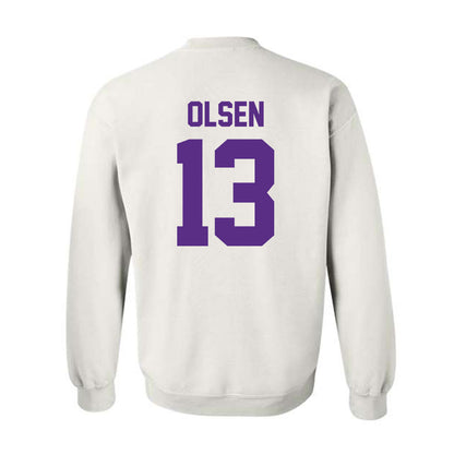 Furman - NCAA Football : Ian Olsen - Classic Shersey Crewneck Sweatshirt-1