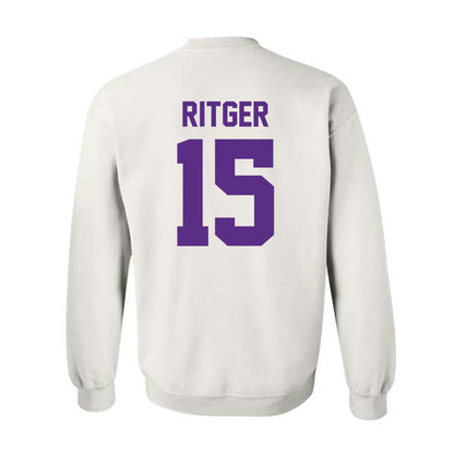 Furman - NCAA Men's Basketball : Owen Ritger - Classic Shersey Crewneck Sweatshirt-1