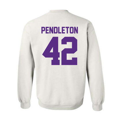 Furman - NCAA Football : Jakeman Pendleton - Classic Shersey Crewneck Sweatshirt-1