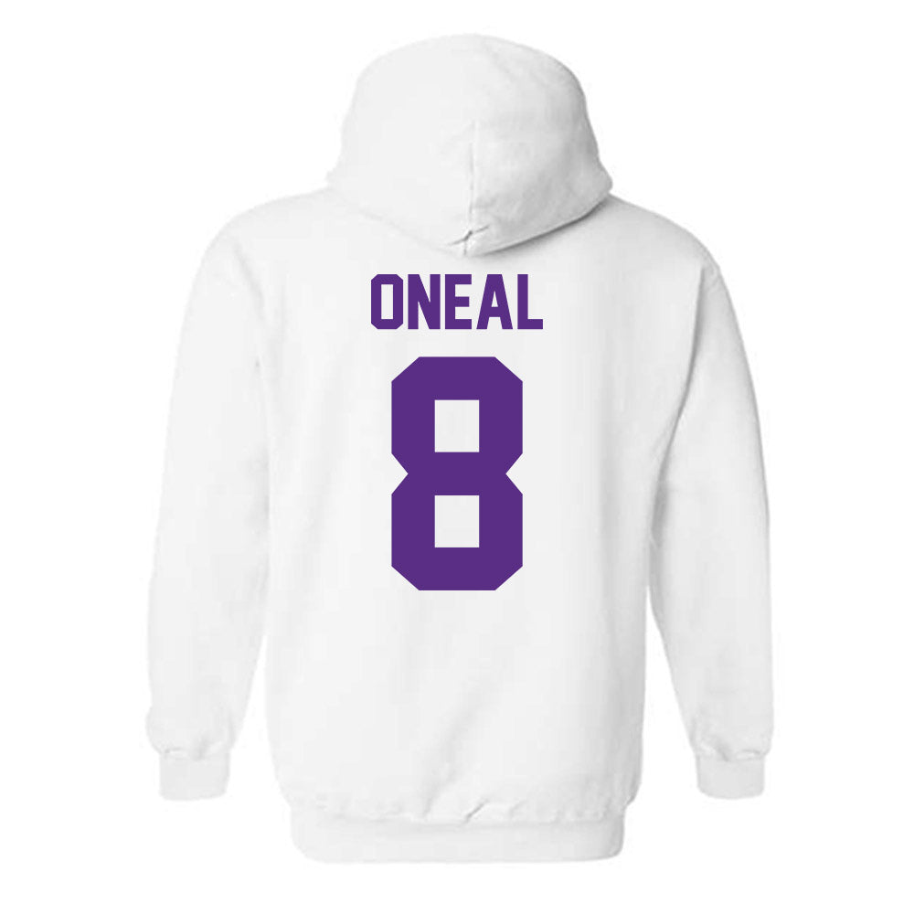 Furman - NCAA Men's Basketball : Collin ONeal - Classic Shersey Hooded Sweatshirt-1