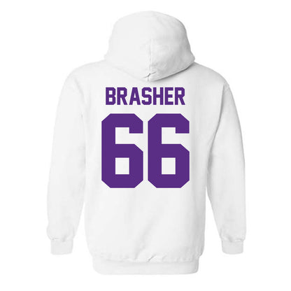 Furman - NCAA Football : Eli Brasher - Classic Shersey Hooded Sweatshirt-1