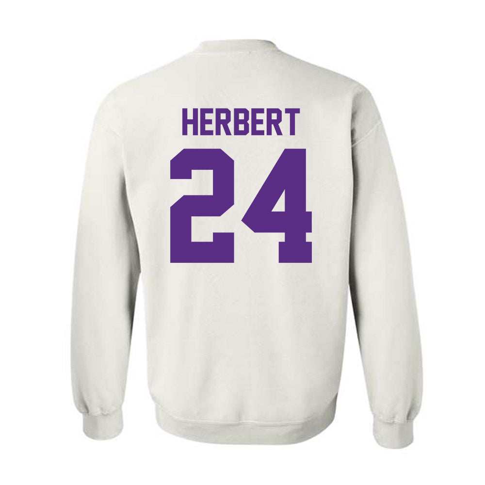 Furman - NCAA Football : Raleigh Herbert - Classic Shersey Crewneck Sweatshirt-1