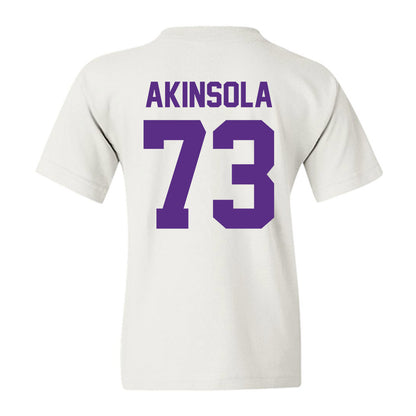 Furman - NCAA Football : Noah Akinsola - Classic Shersey Youth T-Shirt-1