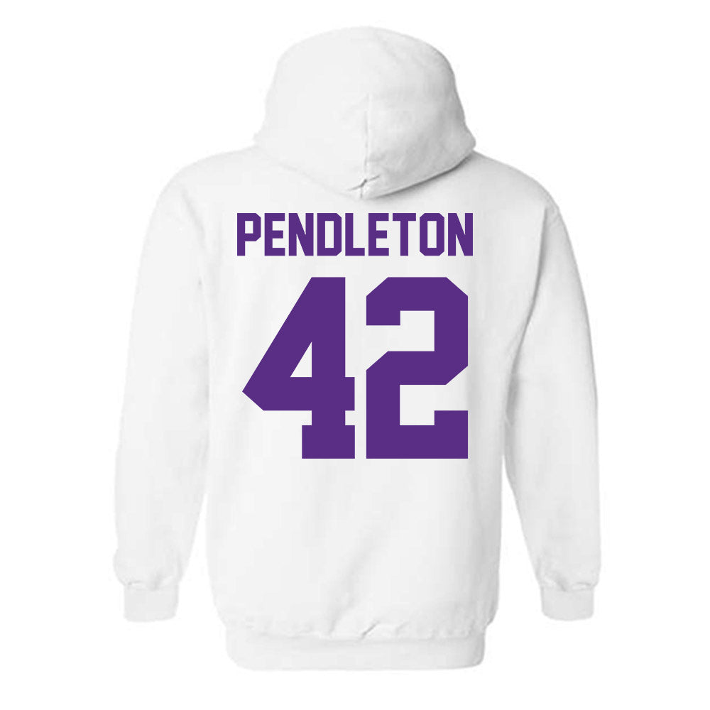 Furman - NCAA Football : Jakeman Pendleton - Classic Shersey Hooded Sweatshirt-1
