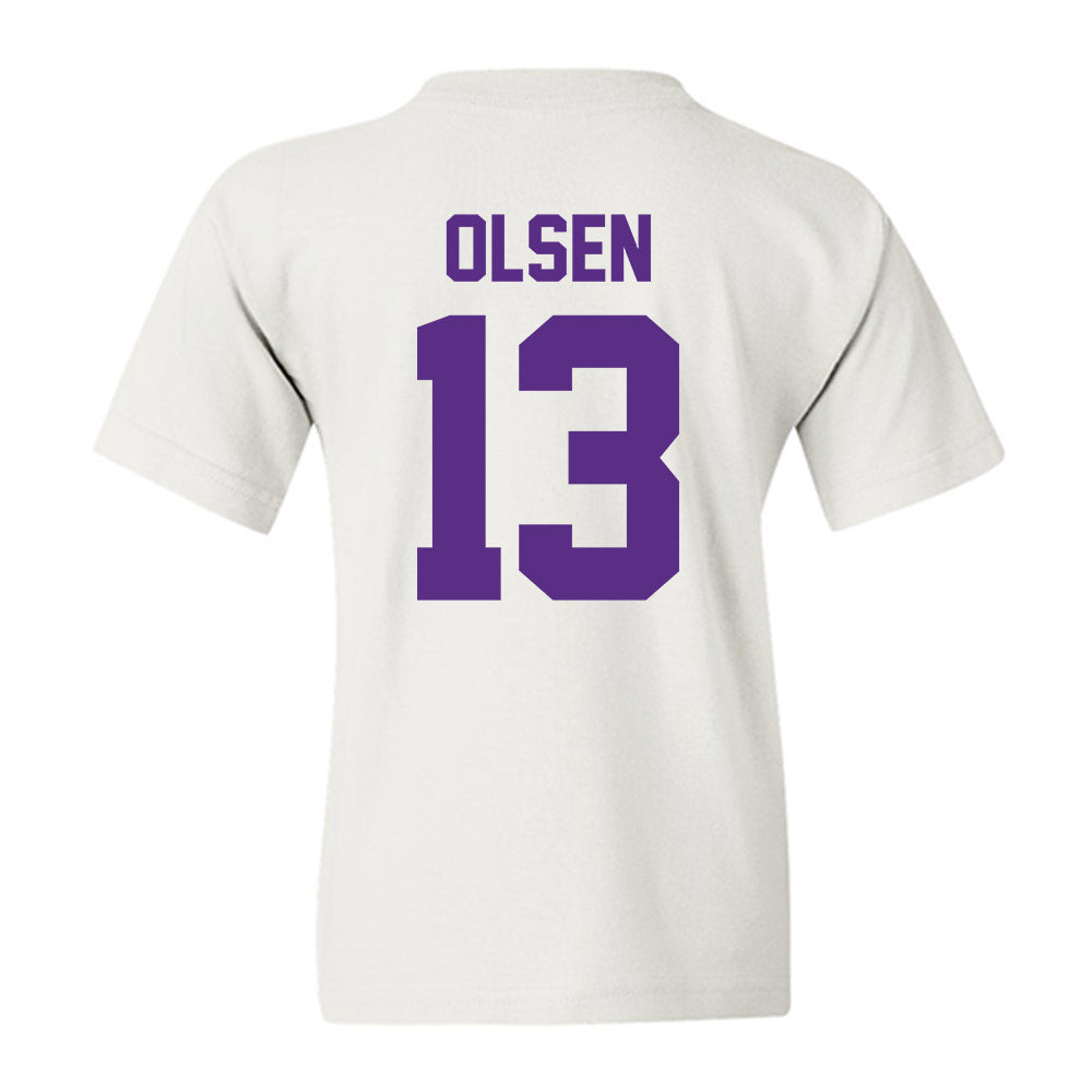Furman - NCAA Football : Ian Olsen - Classic Shersey Youth T-Shirt-1