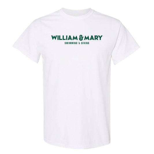 William & Mary - NCAA Men's Swimming & Diving : Logan McDonald - T-Shirt