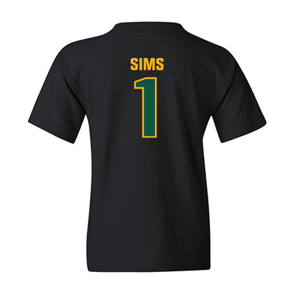William & Mary - NCAA Football : Tariq Sims - Youth T-Shirt-1