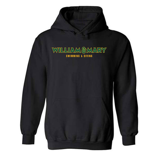 William & Mary - NCAA Men's Swimming & Diving : Logan McDonald - Hooded Sweatshirt