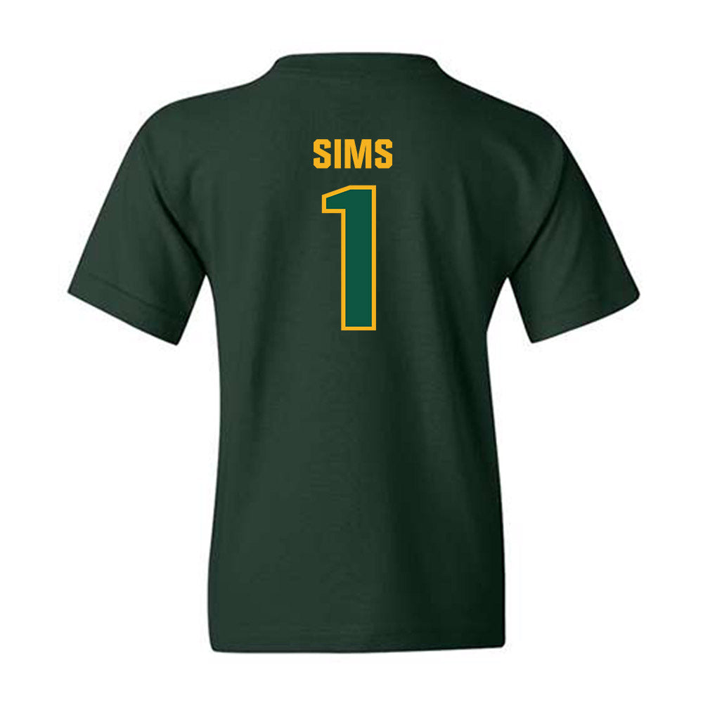 William & Mary - NCAA Football : Tariq Sims - Youth T-Shirt-1