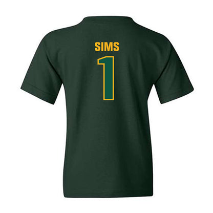 William & Mary - NCAA Football : Tariq Sims - Youth T-Shirt-1