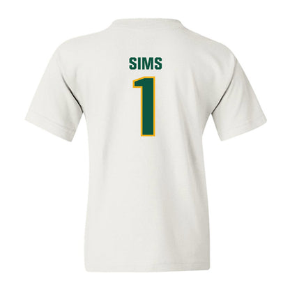 William & Mary - NCAA Football : Tariq Sims - Youth T-Shirt-1
