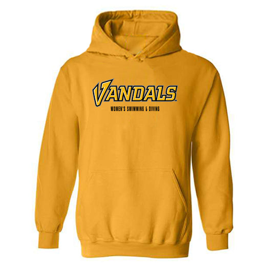 Idaho - NCAA Women's Swimming & Diving : Courtney Crawford - Hooded Sweatshirt-0