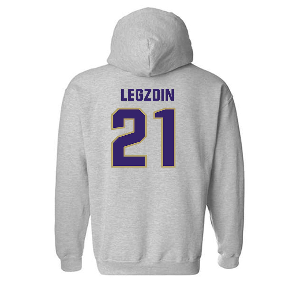 JMU - NCAA Softball : Cali Legzdin - Classic Shersey Hooded Sweatshirt-1