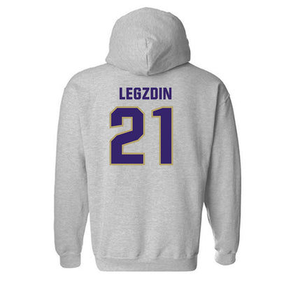 JMU - NCAA Softball : Cali Legzdin - Classic Shersey Hooded Sweatshirt-1