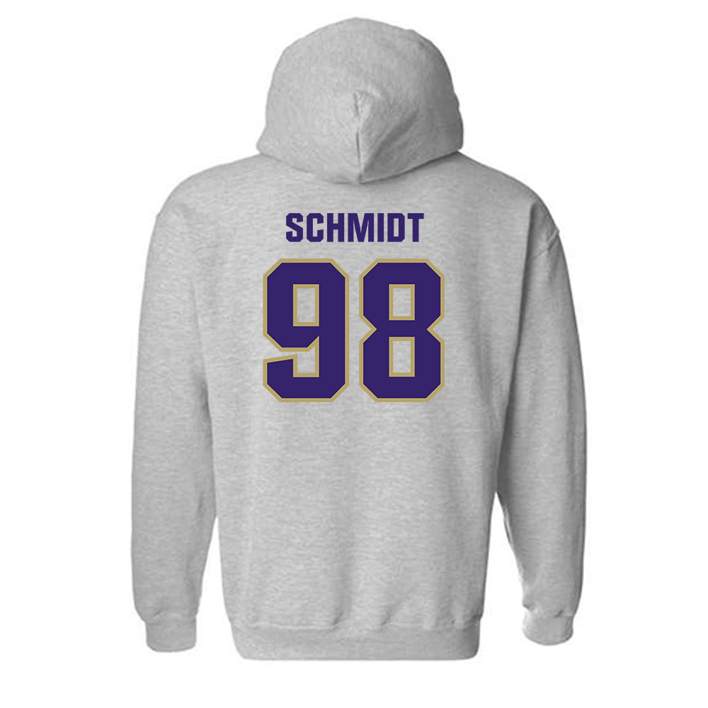 JMU - NCAA Football : Turner Schmidt - Classic Shersey Hooded Sweatshirt-1