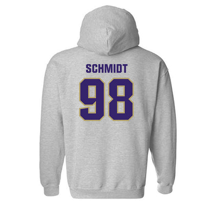 JMU - NCAA Football : Turner Schmidt - Classic Shersey Hooded Sweatshirt-1