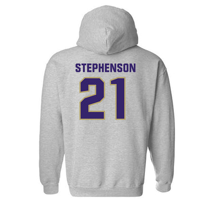 JMU - NCAA Women's Basketball : Zakiya Stephenson - Classic Shersey Hooded Sweatshirt-1