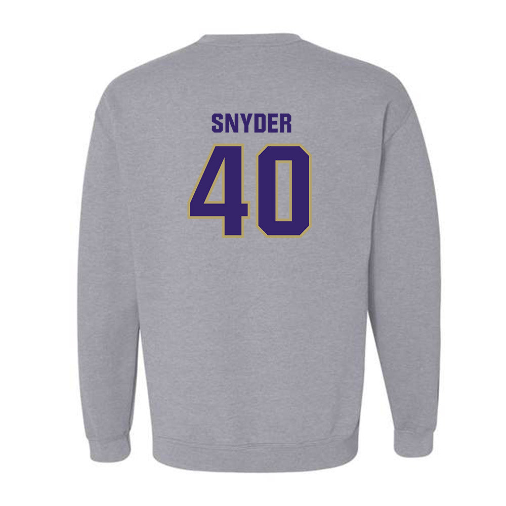 JMU - NCAA Football : Jackson Snyder - Classic Shersey Crewneck Sweatshirt-1