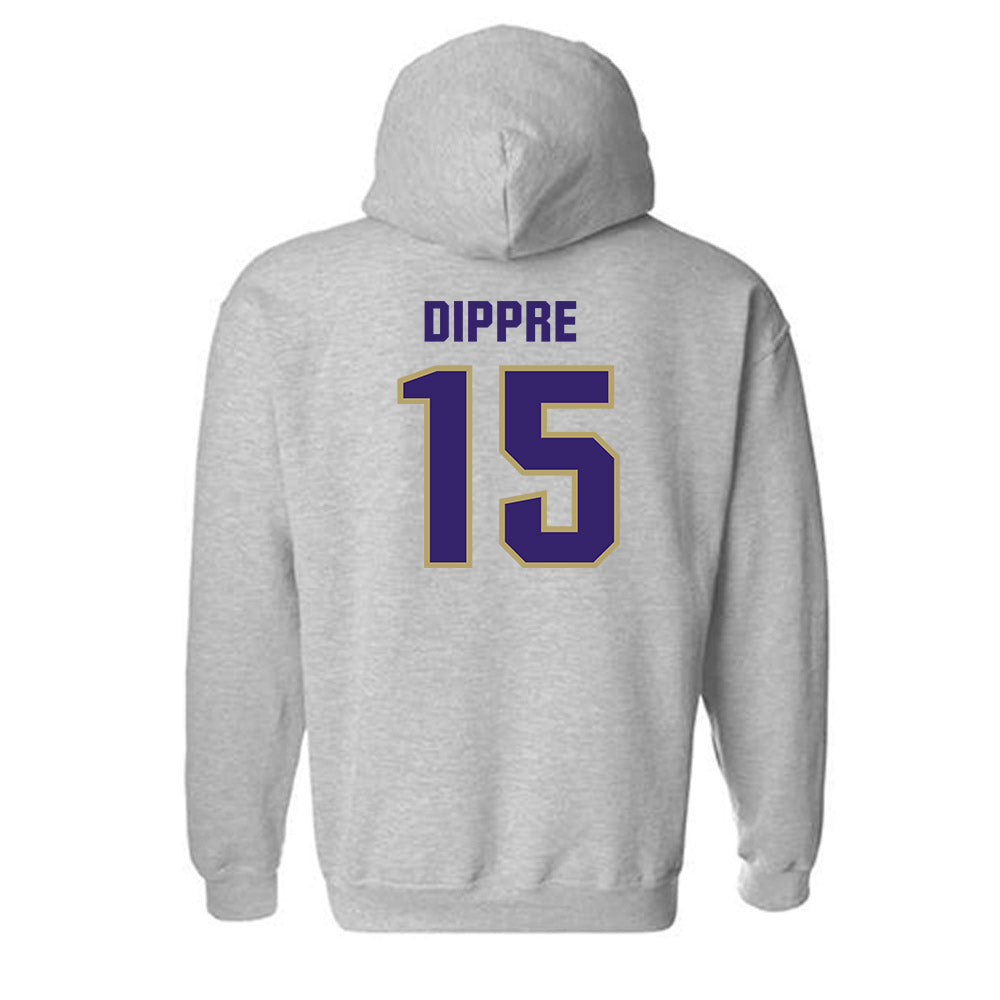 JMU - NCAA Football : Lacota Dippre - Classic Shersey Hooded Sweatshirt-1