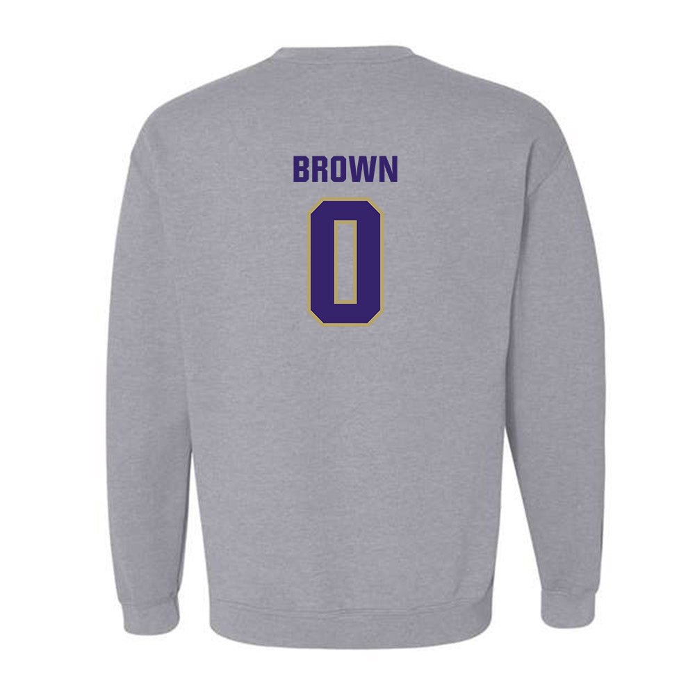 JMU - NCAA Men's Basketball : Christian Brown - Classic Shersey Crewneck Sweatshirt-1