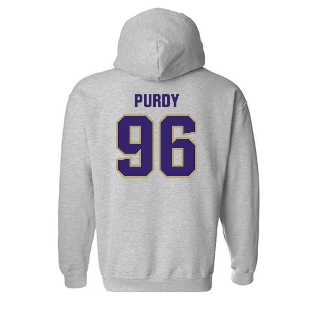 JMU - NCAA Football : Cole Purdy - Classic Shersey Hooded Sweatshirt-1