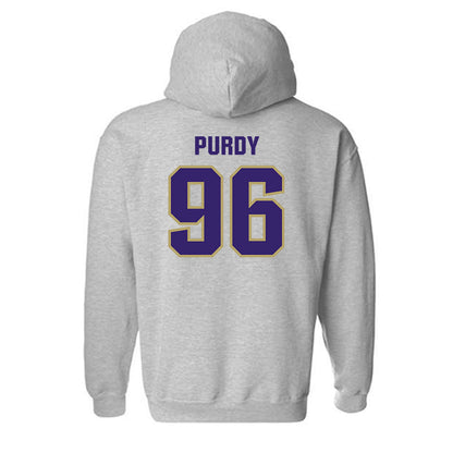 JMU - NCAA Football : Cole Purdy - Classic Shersey Hooded Sweatshirt-1