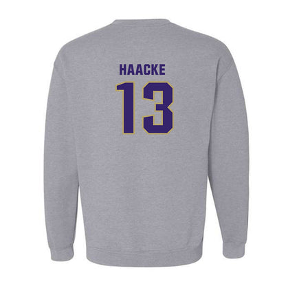JMU - NCAA Baseball : Will Haacke - Classic Shersey Crewneck Sweatshirt-1