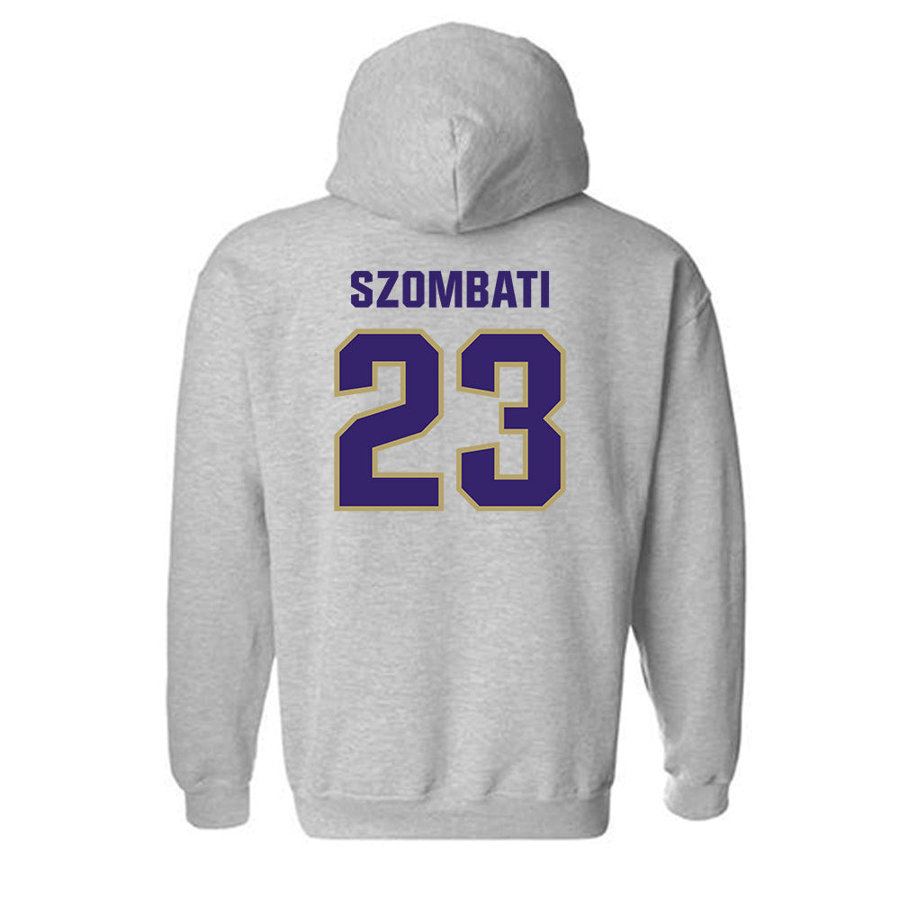 JMU - NCAA Women's Soccer : Kata Szombati - Classic Shersey Hooded Sweatshirt-1