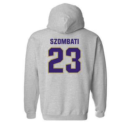 JMU - NCAA Women's Soccer : Kata Szombati - Classic Shersey Hooded Sweatshirt-1
