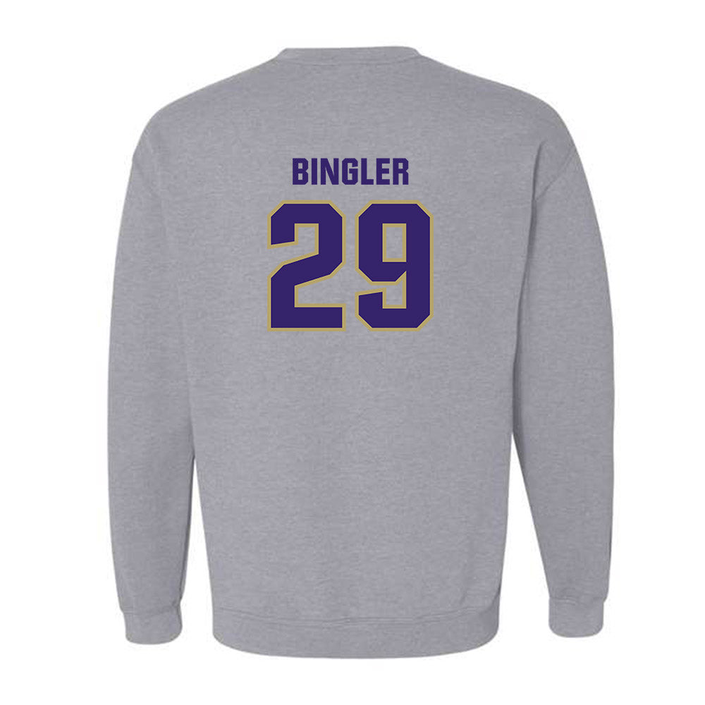 JMU - NCAA Baseball : Alex Bingler - Classic Shersey Crewneck Sweatshirt-1