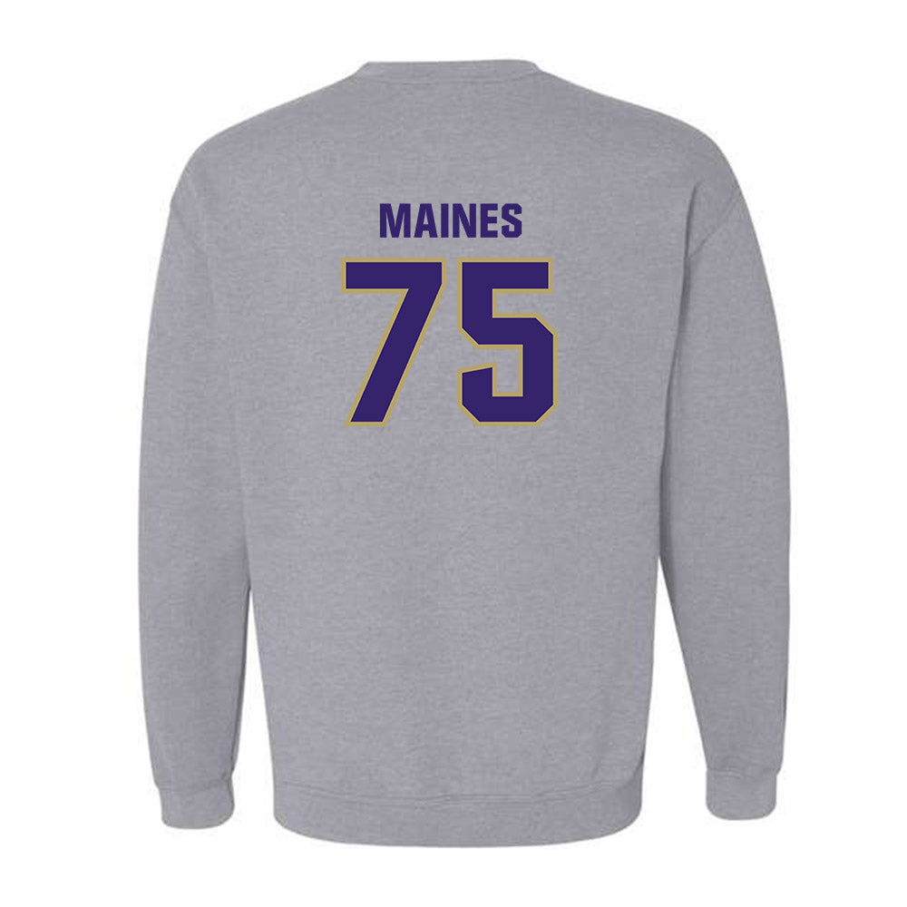JMU - NCAA Football : Wyatt Maines - Classic Shersey Crewneck Sweatshirt-1