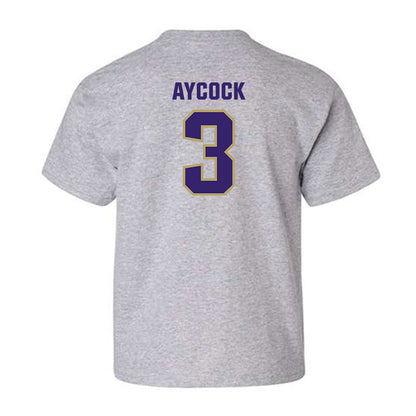JMU - NCAA Baseball : Cameron Aycock - Classic Shersey Youth T-Shirt-1